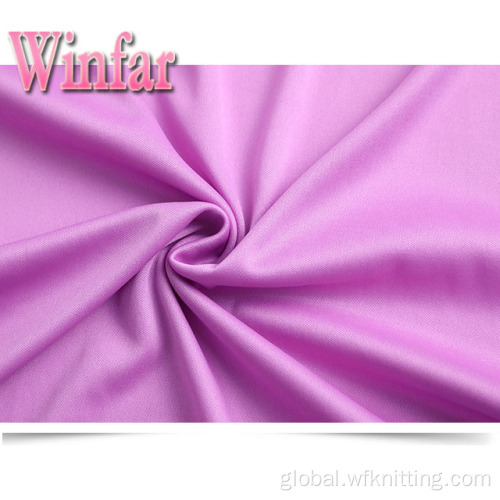 Interlock Fabric Textile Lining Jersey Polyester 75d Interlock Knitted Fabric Supplier